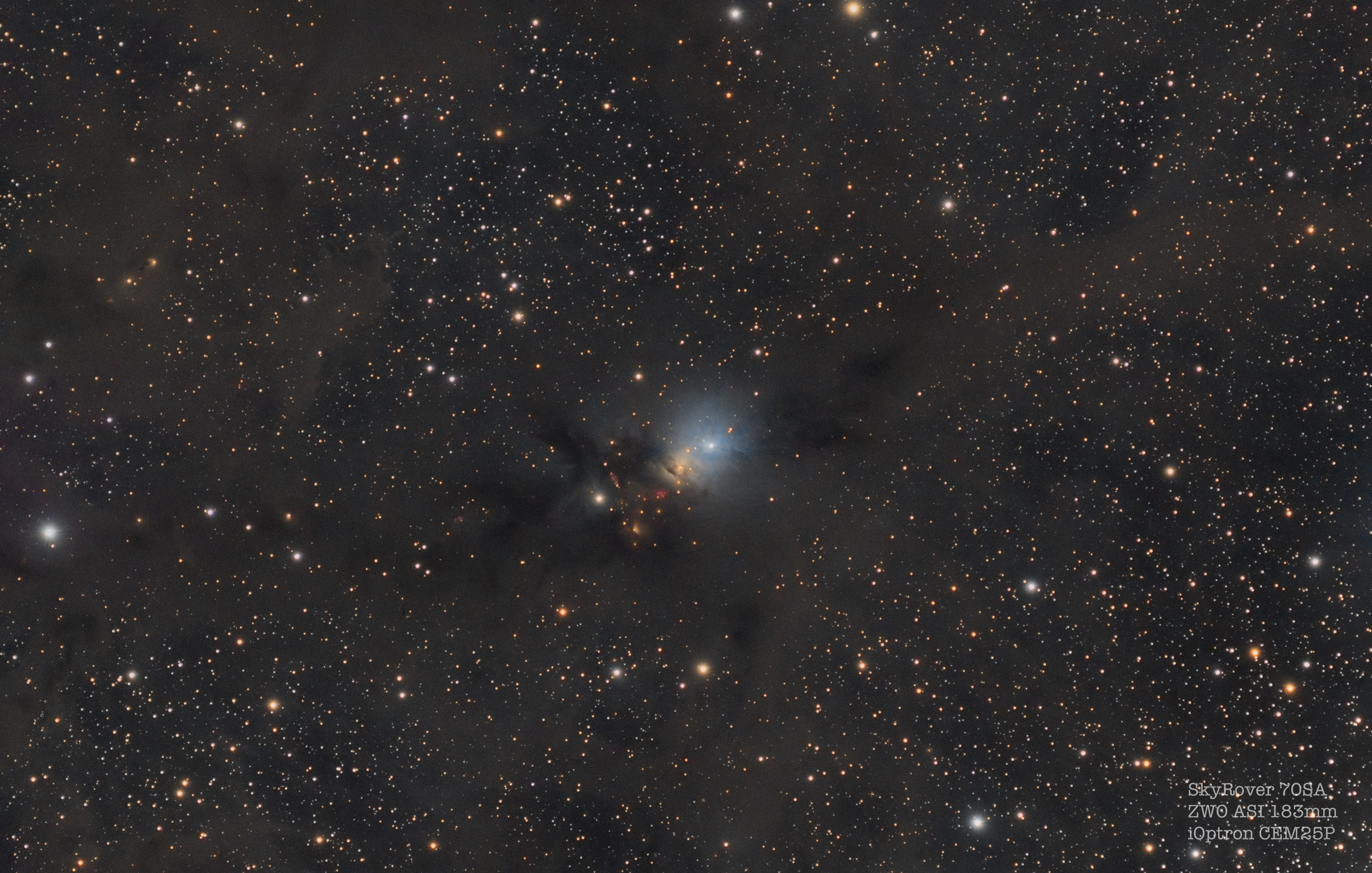 胚胎星云(ngc1333)和ic342