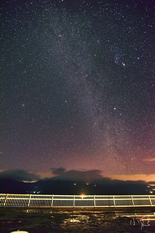 補遺～東川紅土地落霞溝民宿平台星空