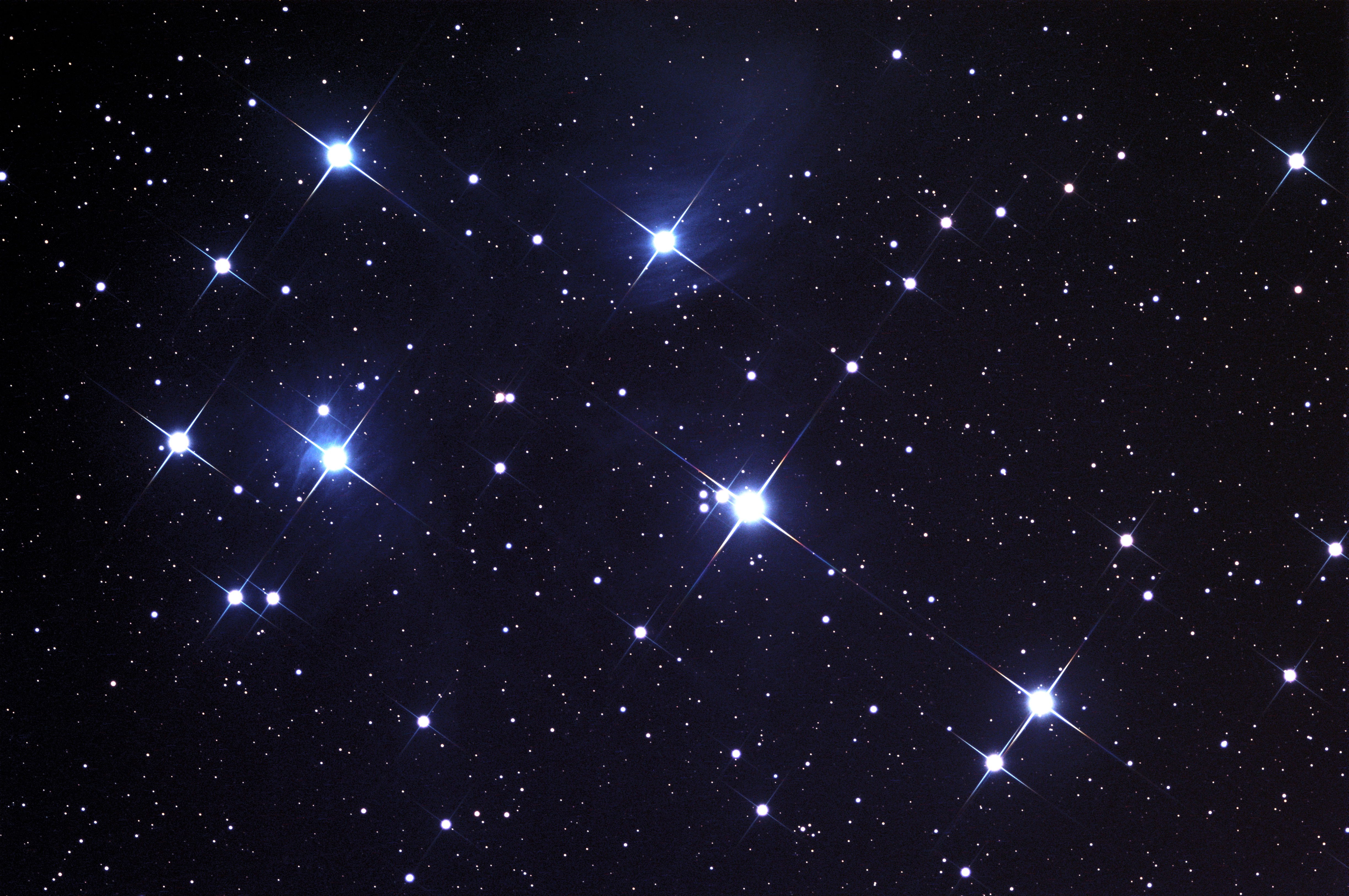 m45人造星芒,彩色冷冻1小时曝光