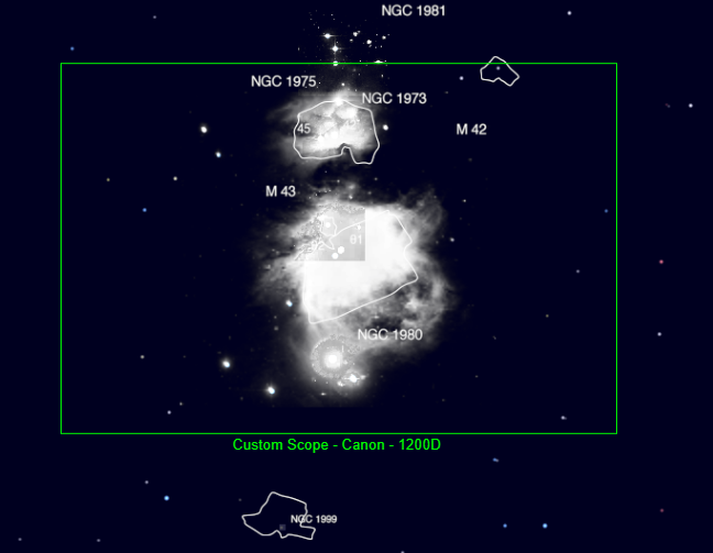 M42 软件理论视场