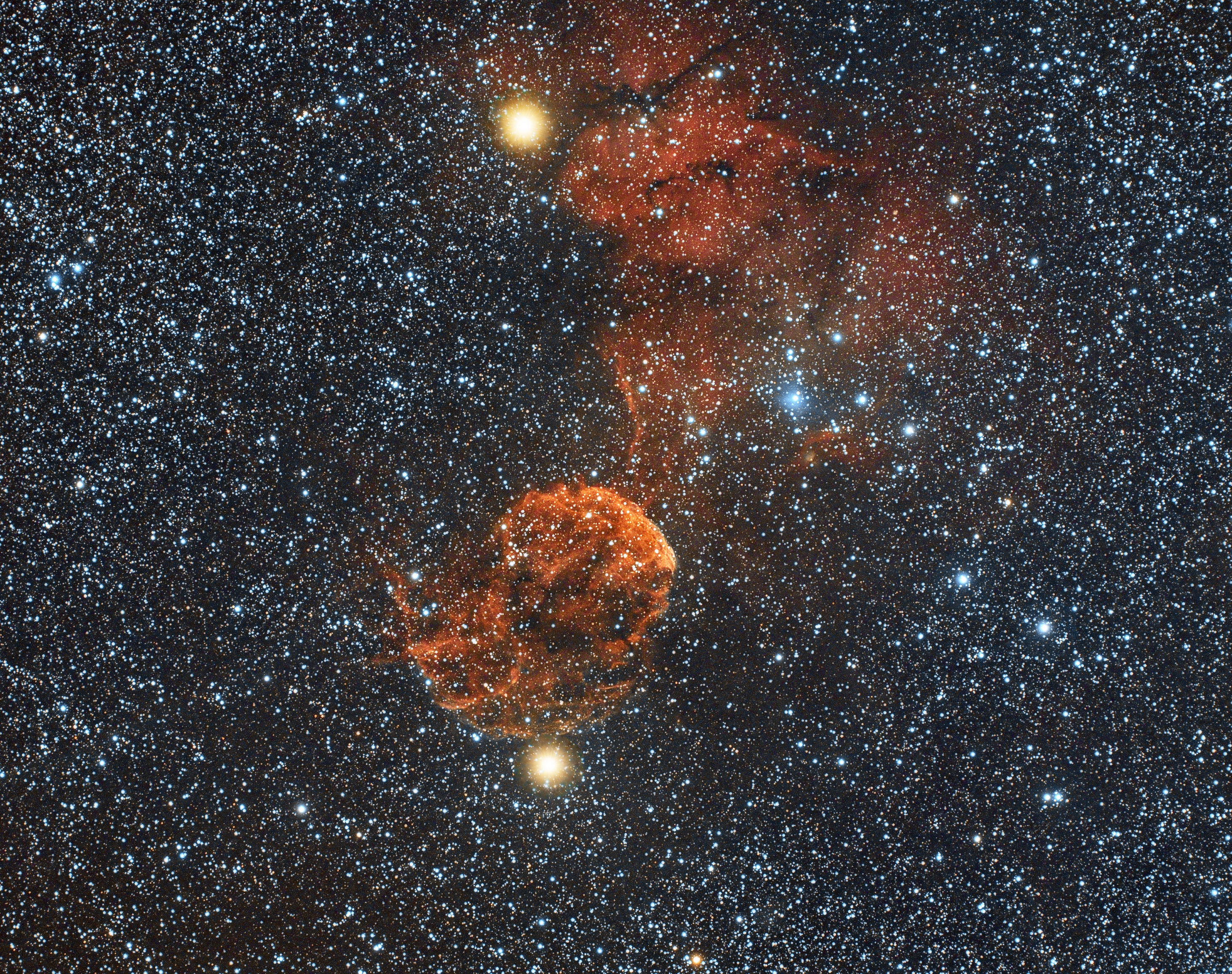 IC443，单张600s，双窄带