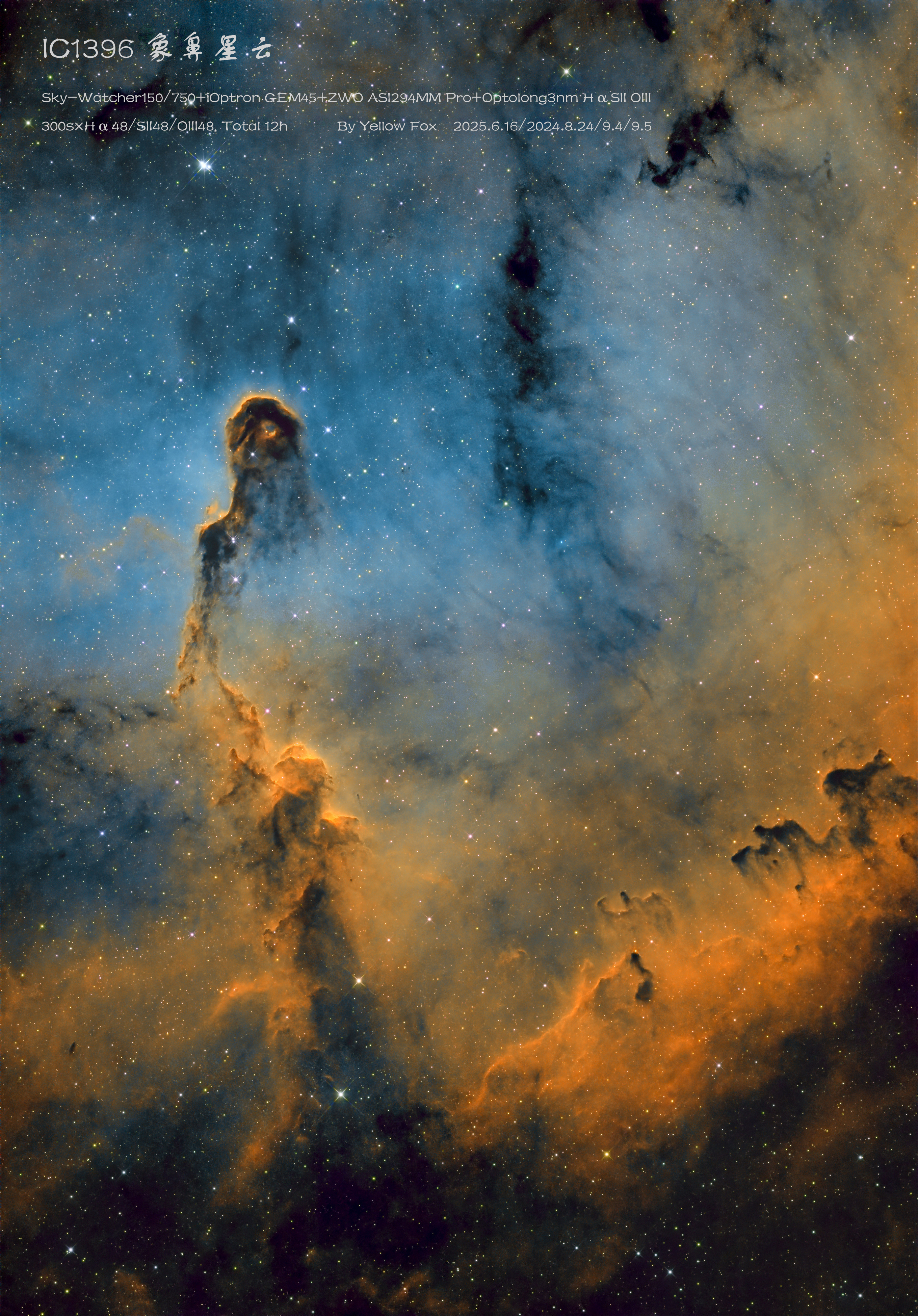 IC1396 SHO 合成