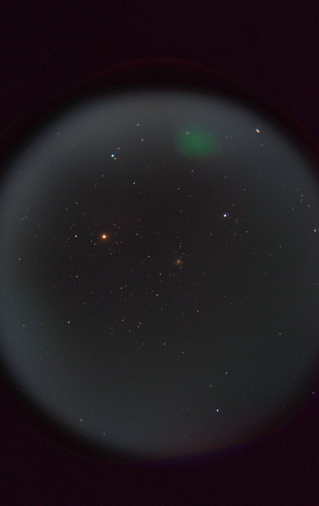 M4，双筒目镜后（这个是7x50小双在3级区的目视，效果接近大双在七级区的目视） ...