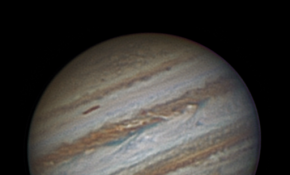 2015.2.8，冲日木星的大小红斑