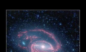 Spitzer090723：“宇宙之眼”星系 NGC1097