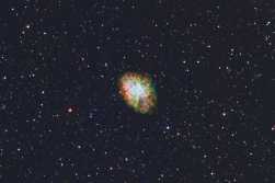 2个月间晴2小时的M1及该区域的小行星