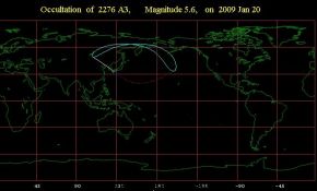 09年1月17日-21日，有6次爱好者可观测的月掩星（北京）