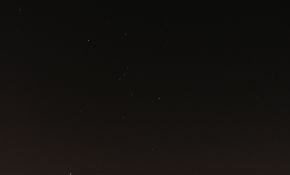 上海冬至日拍的猎户座星空
