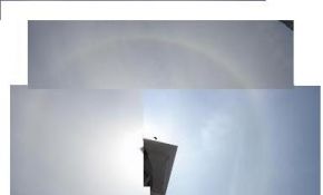 今天照的２２度晕圈．