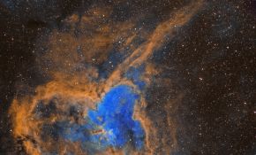 7.3个小时的IC 1805哈勃色窄带，【J-P Tonemap】处理,星明CSP拍摄.