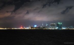 今晚拍摄的城市，上空， 木星