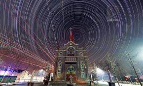 2013年首拍星轨，效果一般