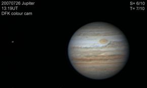20070726 木星與大紅斑 (繼續6"反射)
