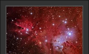 NGC 2264 锥状星云、圣诞树星团 - 玉衡天文台