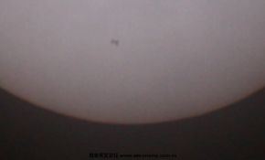 简陋设备观测拍摄ISS凌日成功20100531-7h17m