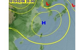 据气象推测,木星冲日2/6,华中高气压已东移至上海,天气放...