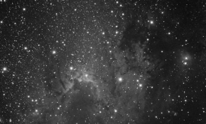 HaRGB  合成 :  Sh2-155 洞窟星雲