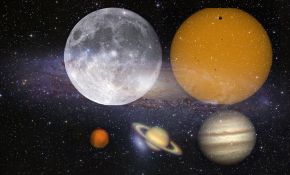金星 木星 土星 火星 月球 太阳