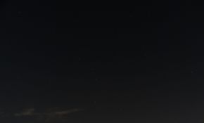 索尼HX9数码相机拍摄的星空和月亮照片