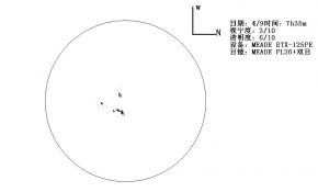 4.9上海目视太阳、月亮、土星、深空天体观测记录