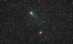 再拍2009p1彗星(M71伴舞)