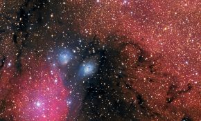 南天系列之七十：NGC6589及NGC6590 人马座的反射星云