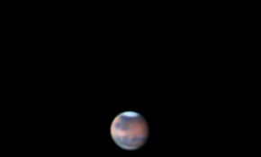 火星之20131003晨 晨曦中的小火星