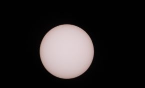80EQ首次拍太阳黑子