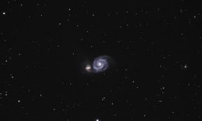 发两张满意的星系图（M51，M101）终结我三个月新手之旅