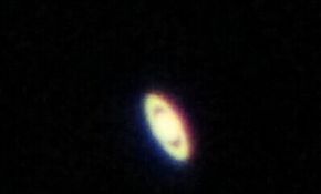 星特朗80DX+佳能数码相机IXUS132 拍土星