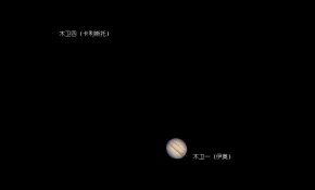 8月1日凌晨的土星木星