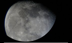 [原创]  昨晚用36倍枪瞄拍摄的月亮画面 !