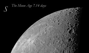 The Moon Age 7.14 days