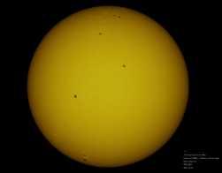 10月19日 天津 太阳光球层摄影
