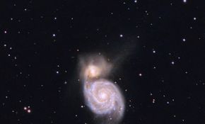 陰那山 : M51旋渦星系