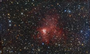 连续打野一周累计1500分钟的化石足迹星云（NGC1491）