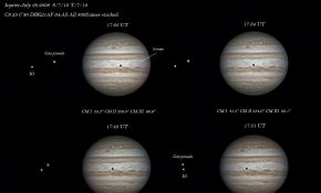 July 29.2009 木星及三個衛星  Europa , IO, Ganymed