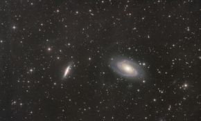 过年北京房山宝水行之II-M81和M82，及背景的尘埃。