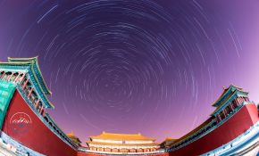 8.22北京难得的好天气，夜里扫街