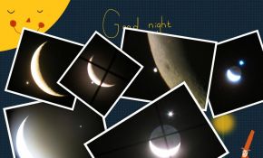 8月14日凌晨的月掩金星，摄于一座东北小城