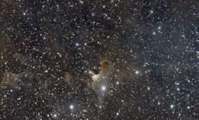 VDB 141"幽灵星云"14小时曝光@若岩天文台(重新处理)