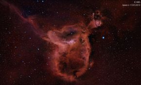 心脏星云IC 1805。猎户星云M42 高清大图可作桌面