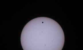新疆，金星凌日拍摄成功