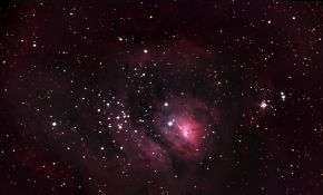 Messier 8 - 搞定机器后第一照
