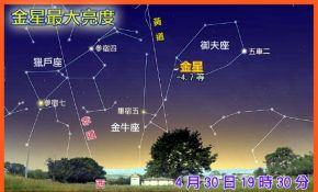 2012年4月30日金星最亮