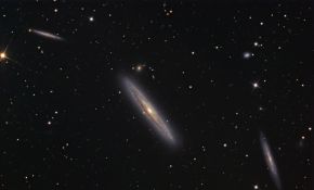 室女星系团的边缘星系NGC4216.NGC4206.NGC4222