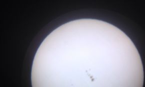 手机拍摄 太阳黑子 效果不怎么样 新手拿出来晒晒
