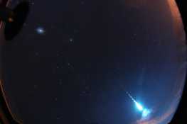 国外火流星监测系统拍摄的猎户座火球