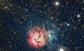 陰那山 : M20 三裂星雲