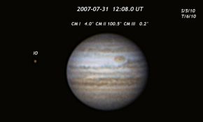 Jupiter and Io 20070731